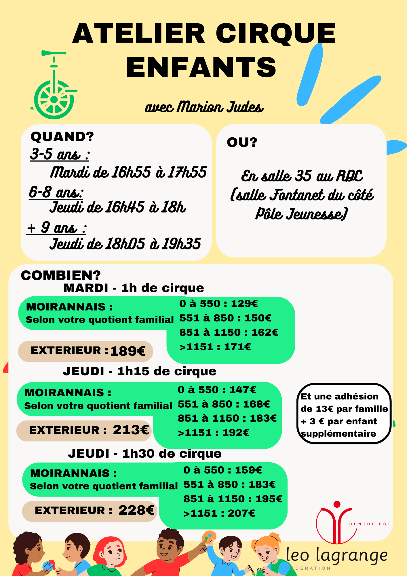 Batterie Enfant – Accueil de loisirs Léo Lagrange Moirans