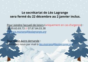 Lire la suite à propos de l’article FERMETURE SECRETARIAT