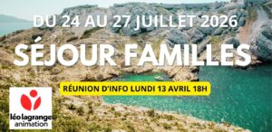 Lire la suite à propos de l’article Séjour familles juillet 2026
