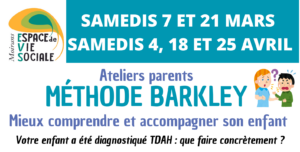 Lire la suite à propos de l’article Ateliers parents d&rsquo;enfants TDAH