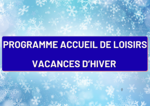 Lire la suite à propos de l’article Programme accueil de loisirs vacances hiver 2026