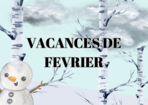 Lire la suite à propos de l’article Ouverture  Lundi 27 janvier des inscriptions pour les vacances d’Hiver 2025
