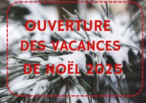 Lire la suite à propos de l’article Ouverture des inscriptions aux vacances de Noël