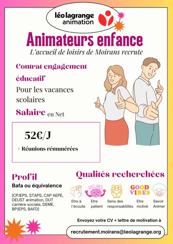 affiche recrutement