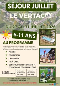 Lire la suite à propos de l’article PROCHAINEMENT LES INSCRIPTIONS AU MINI CAMP